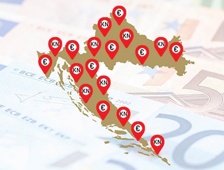 U tijeku prilagodba bankomata, od 1. siječnja 2023. isključivo euri 